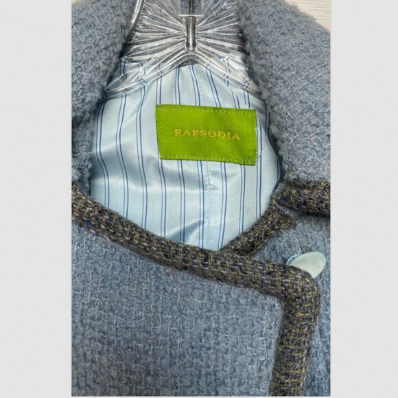 Rapsodia Blue Wool Blazer Size XS - Picture 2 of 6